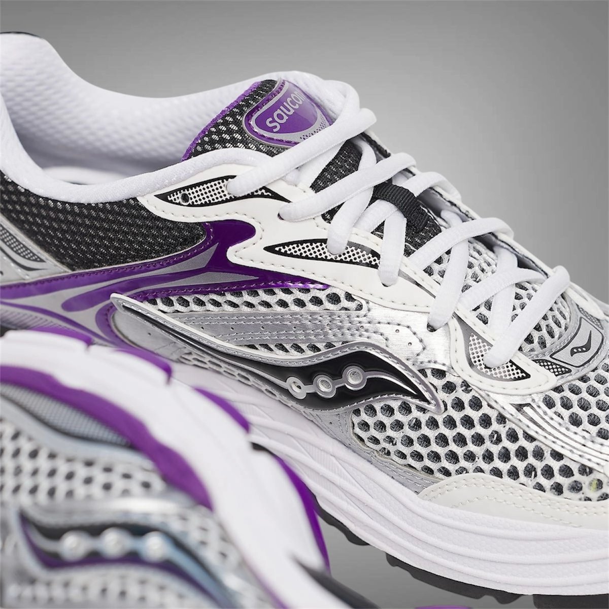 Shoes Saucony Saucony Mens Progrid OMNI 9 S70739-10 Silver Purple