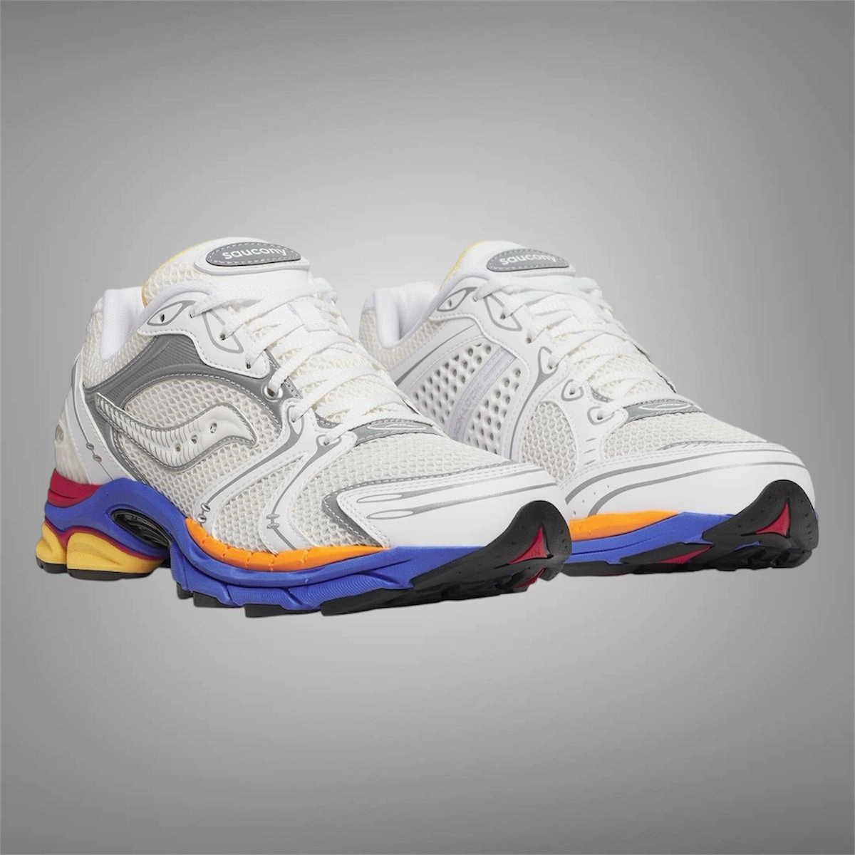 Shoes Saucony Saucony Mens Progrid Triumph 4 S70905-2 White Multi
