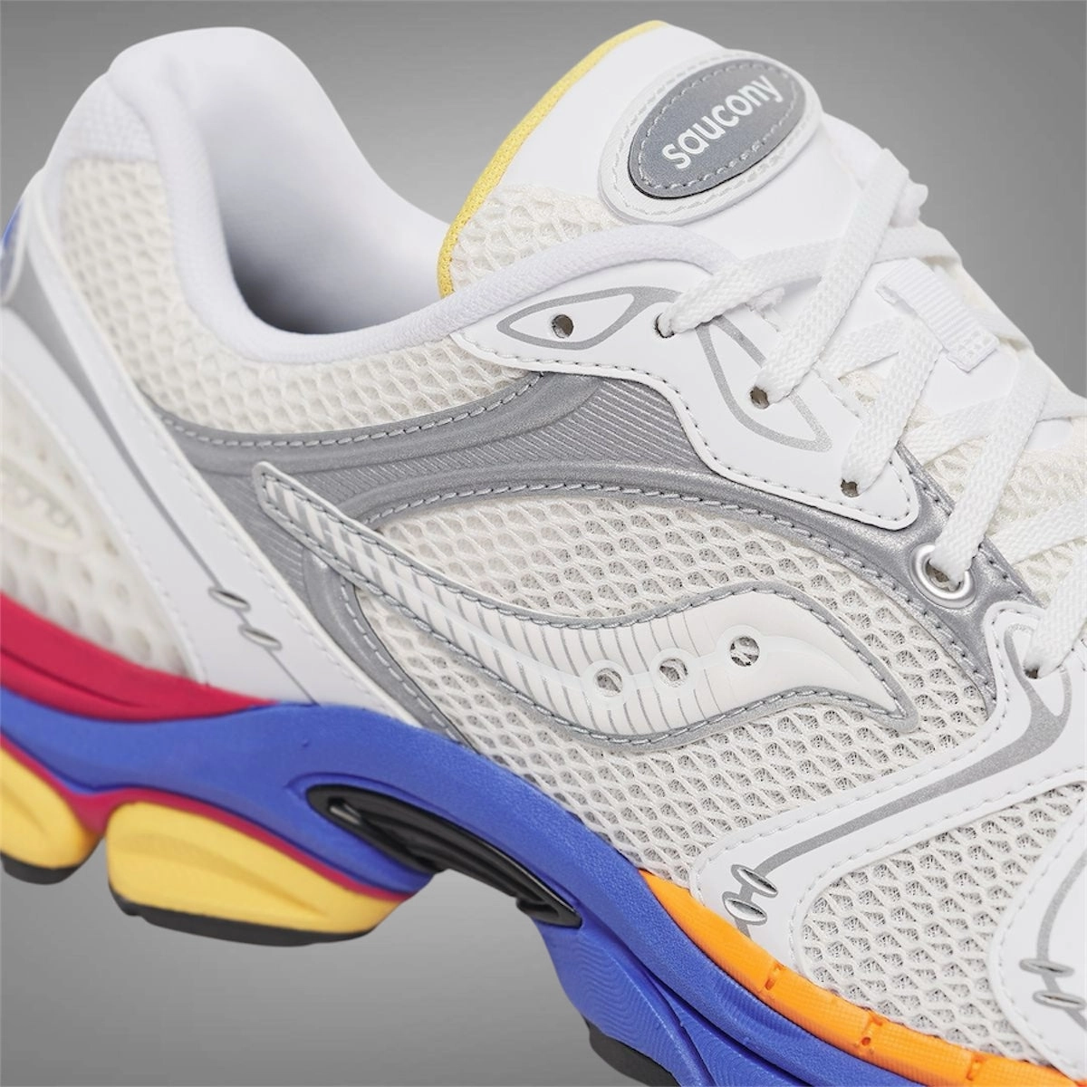 Shoes Saucony Saucony Mens Progrid Triumph 4 S70905-2 White Multi