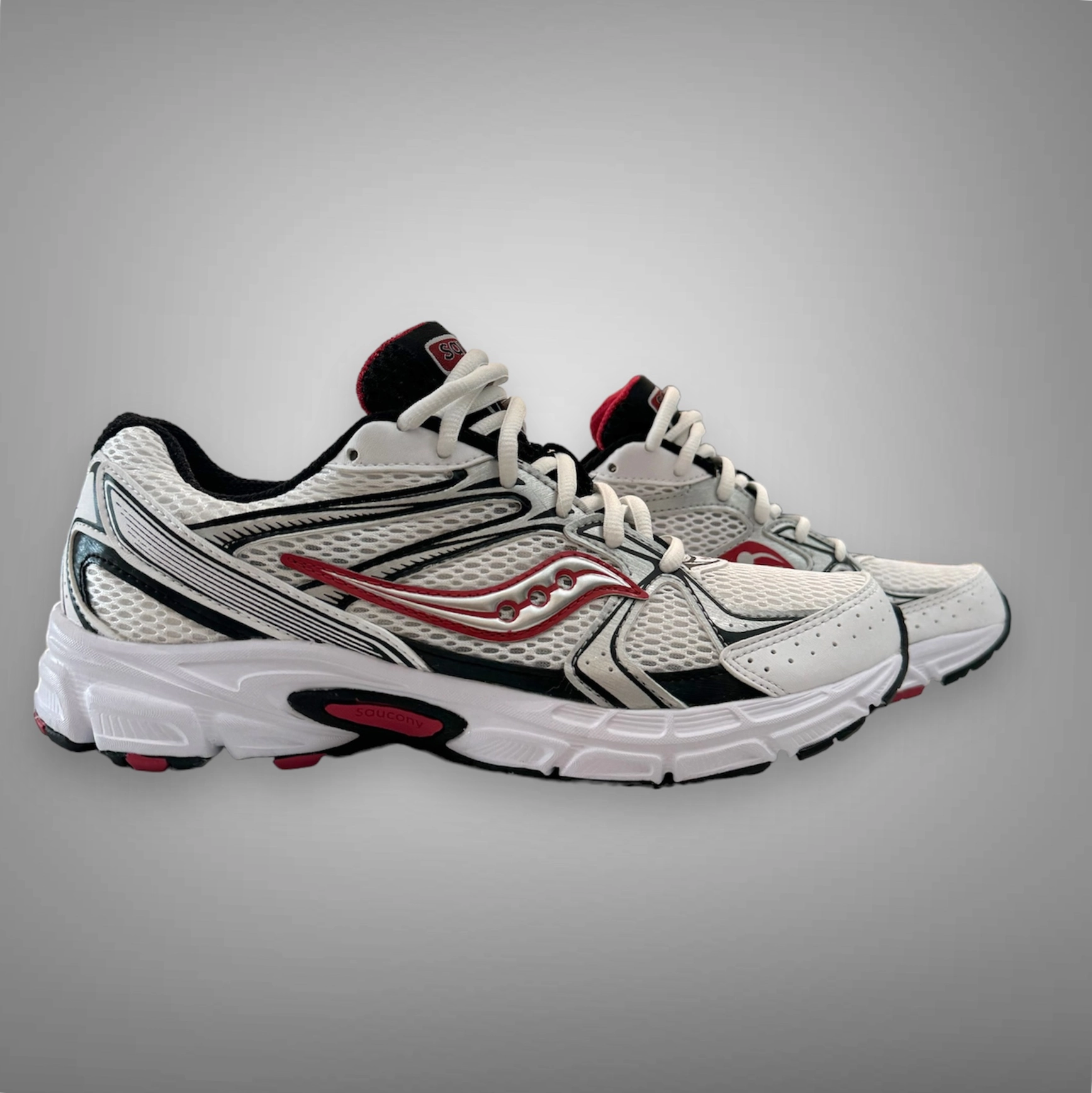 Shoes Saucony Saucony Mens Ride Millennium S70812-10 White Silver Red