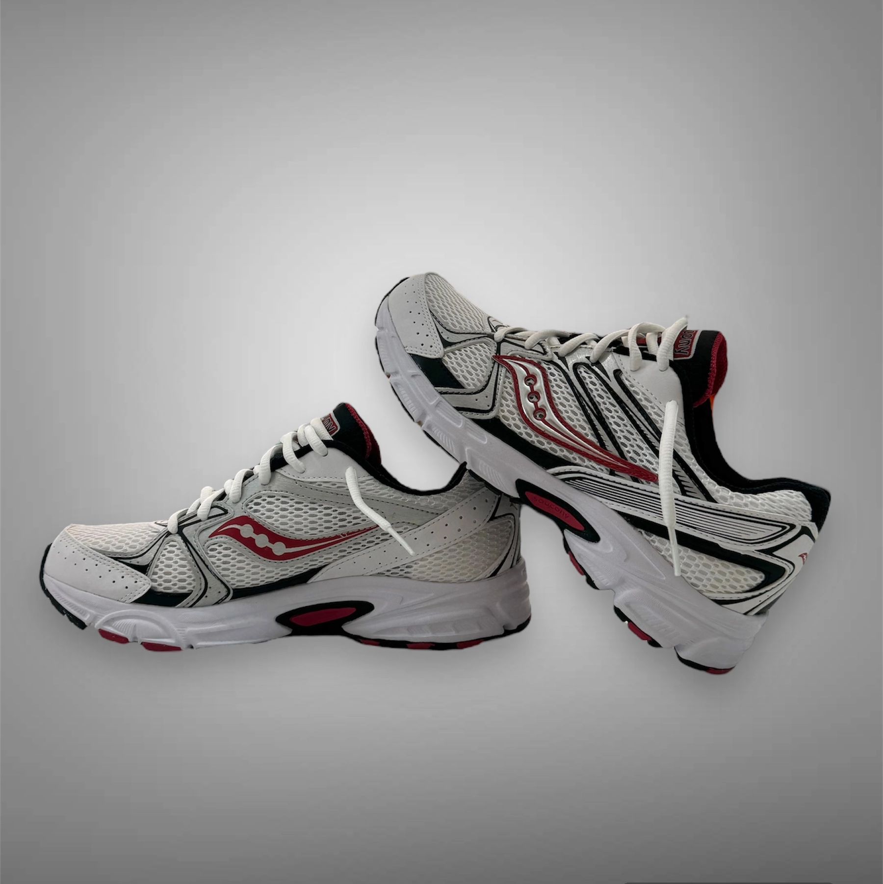 Shoes Saucony Saucony Mens Ride Millennium S70812-10 White Silver Red