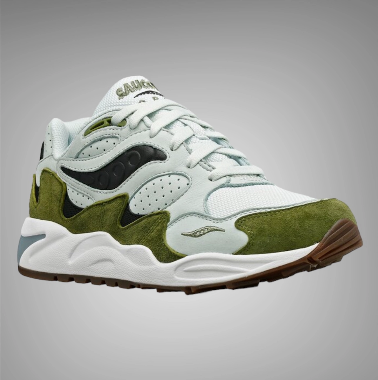 Shoes Saucony Saucony Mens S70773-1 Grid Shadow 2 Green