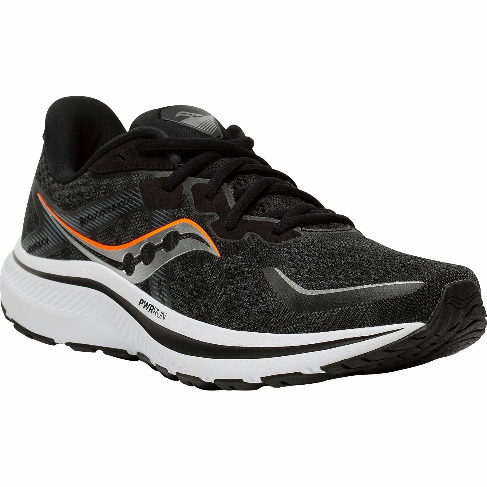 Shoes Saucony Saucony Omni 20 WIDE FIT Mens Running Shoes - Black