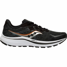 Shoes Saucony Saucony Omni 20 WIDE FIT Mens Running Shoes - Black