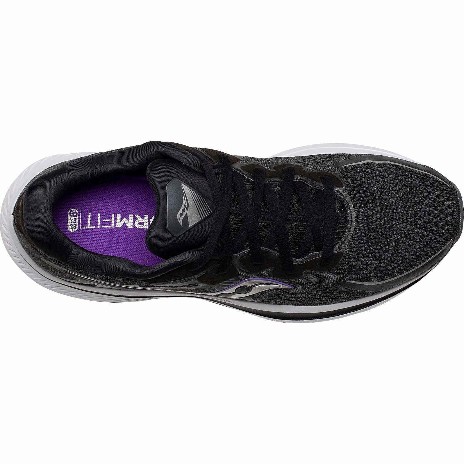 Shoes Saucony Saucony Omni 20 WIDE FIT Womens Running Shoes - Black