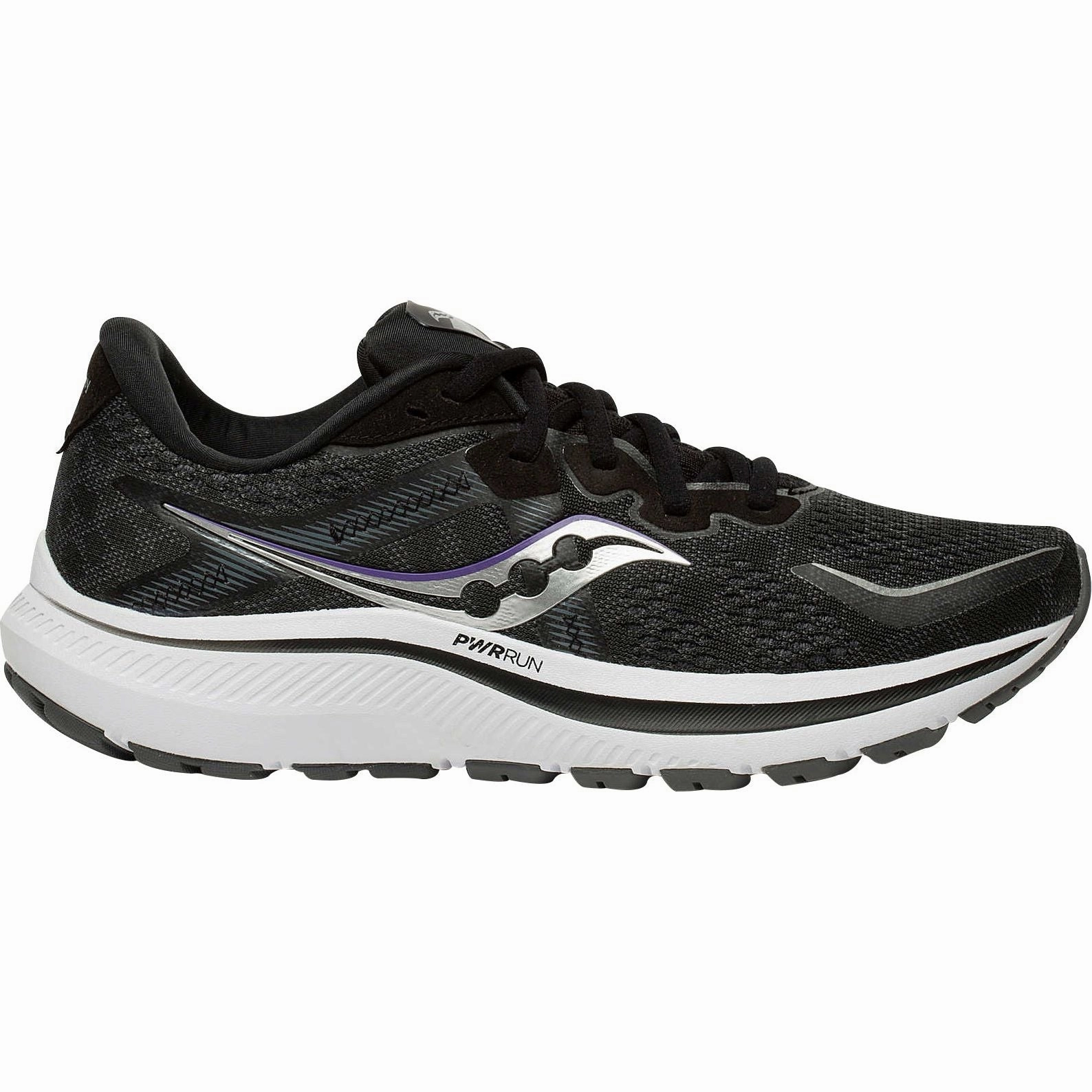 Shoes Saucony Saucony Omni 20 WIDE FIT Womens Running Shoes - Black