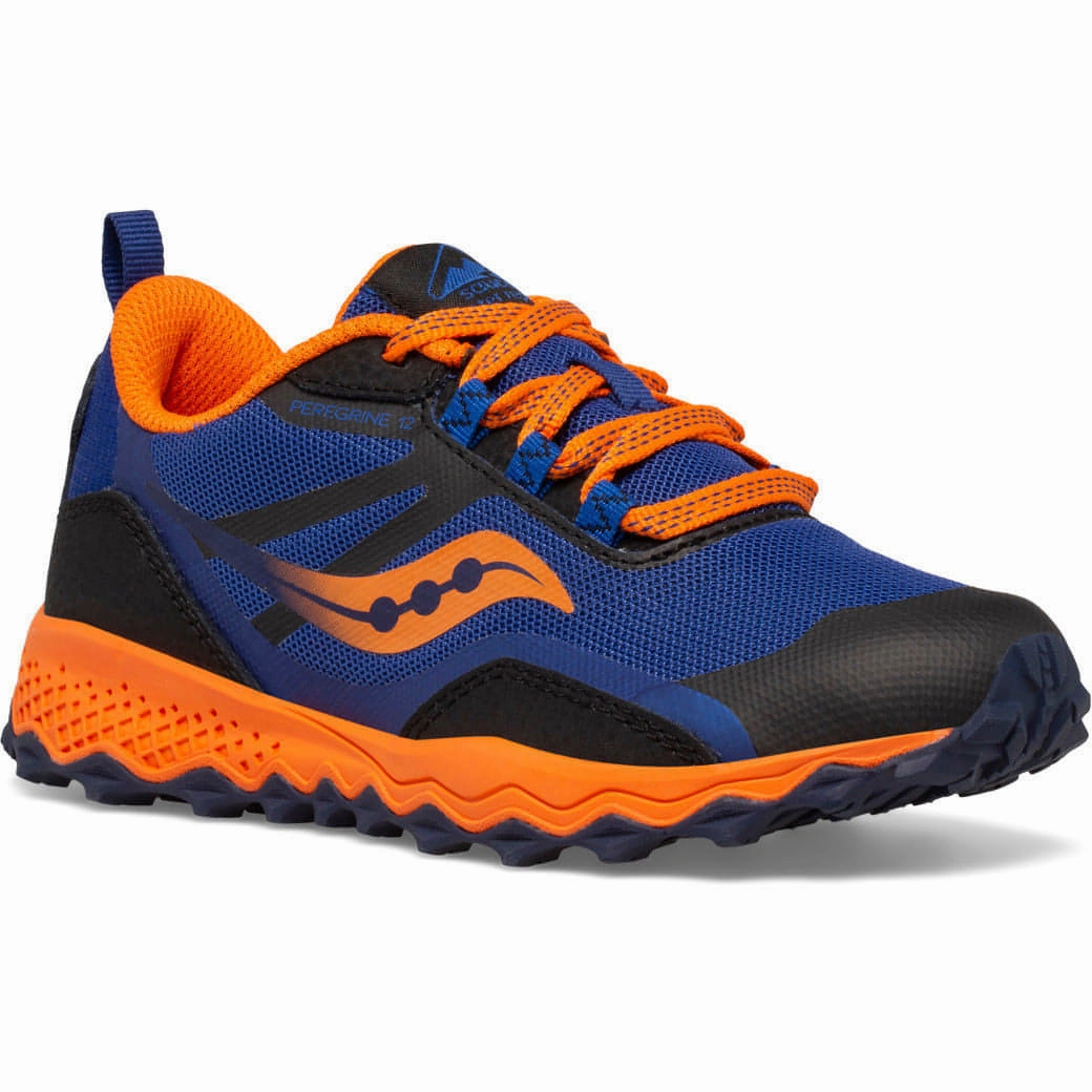 Shoes Saucony Saucony Peregrine 12 Shield Junior Trail Running Shoes - Navy