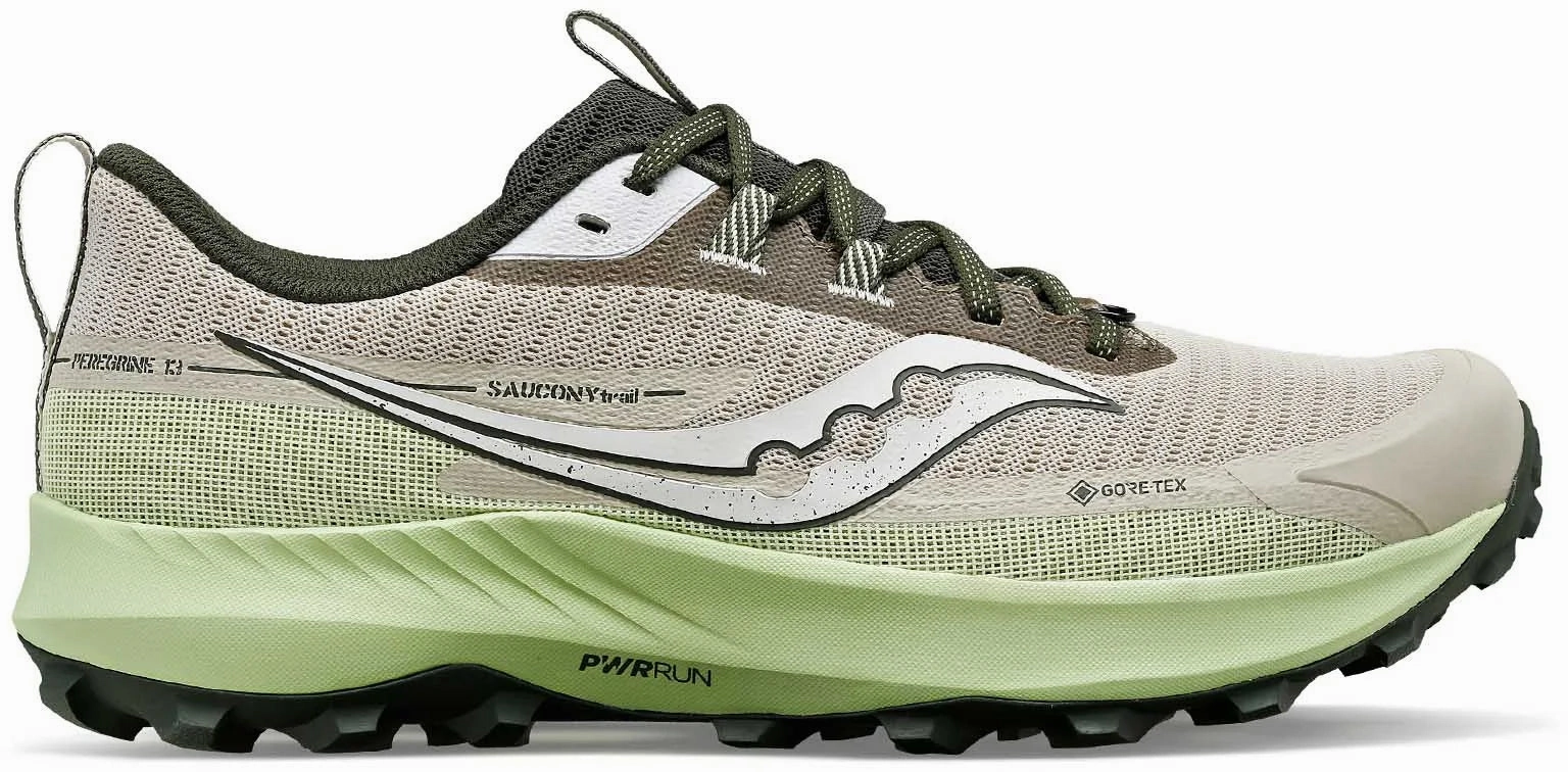 Shoes Saucony Saucony Peregrine 13 GORE-TEX Mens Trail Running Shoes - Brown