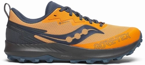 Shoes Saucony Saucony Peregrine 14 GORE-TEX Mens Trail Running Shoes - Orange
