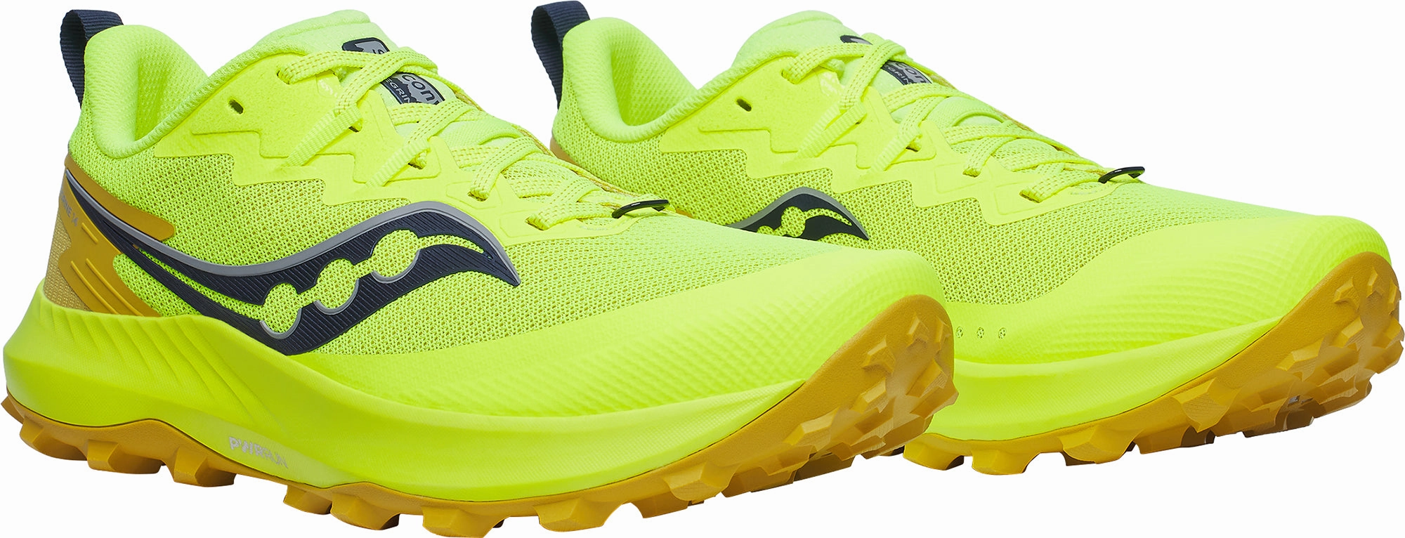 Shoes Saucony Saucony Peregrine 14 Mens Trail Running Shoes - Yellow