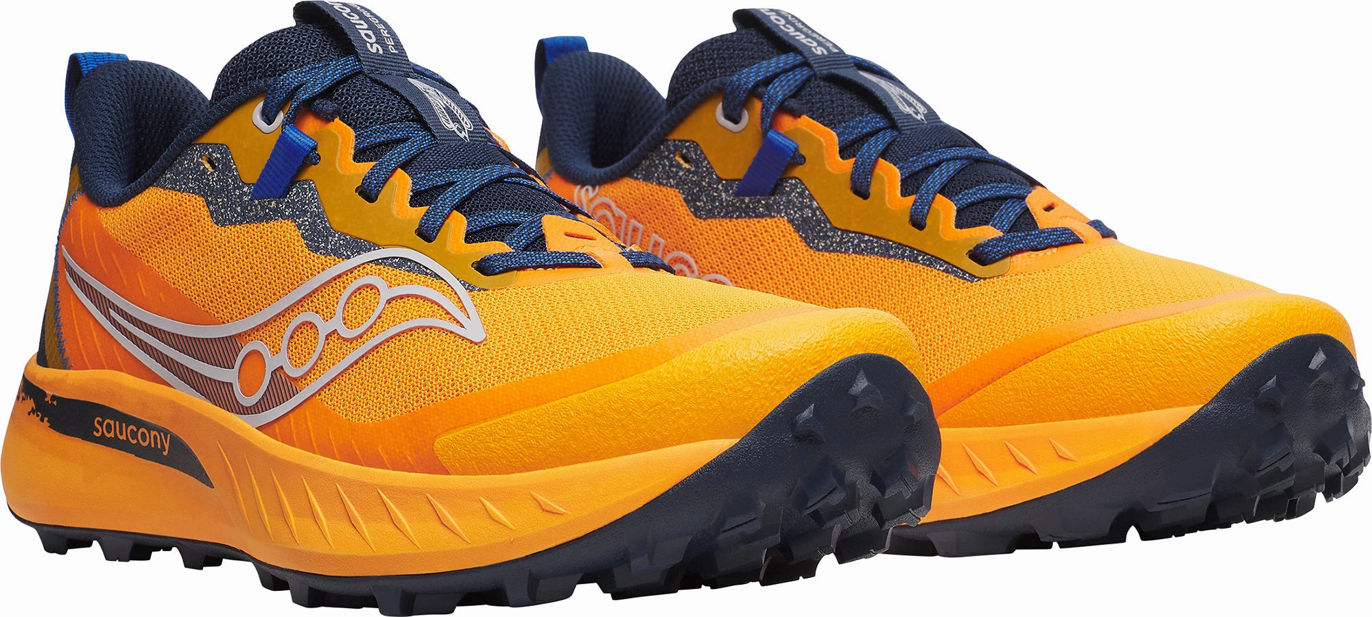 Shoes Saucony Saucony Peregrine 15 Mens Trail Running Shoes - Orange