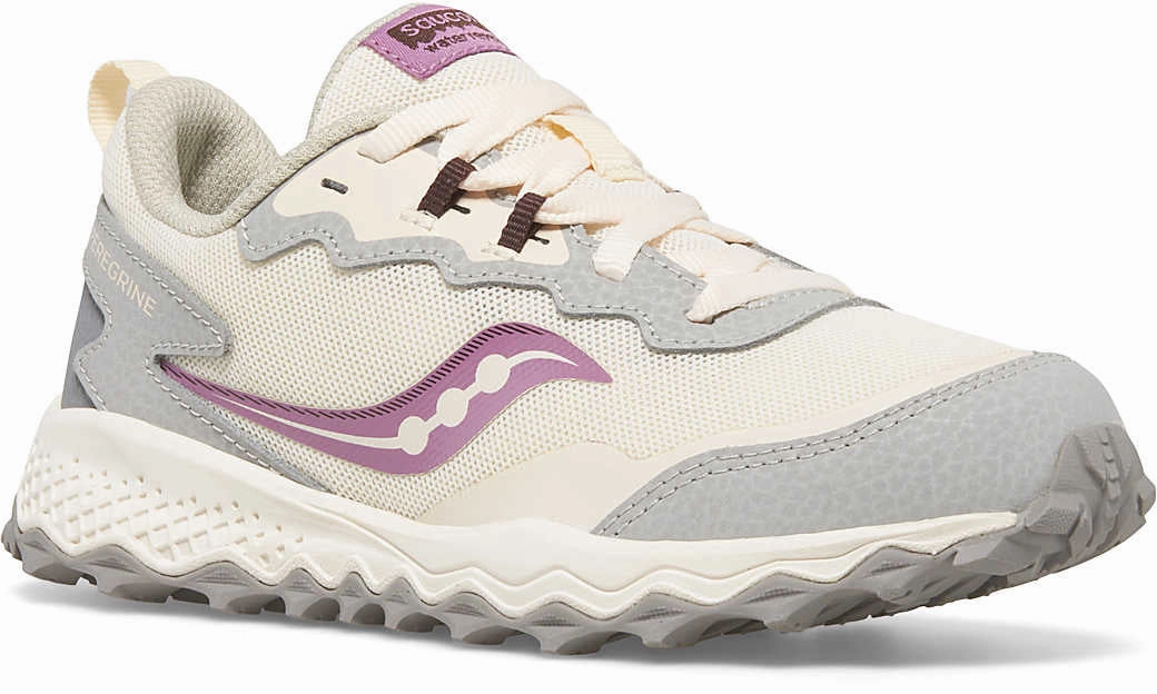Shoes Saucony Saucony Peregrine KDZ Junior Trail Running Shoes - Cream