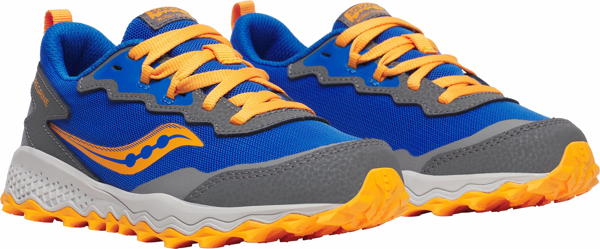 Shoes Saucony Saucony Peregrine KDZ Shield Junior Trail Running Shoes - Blue