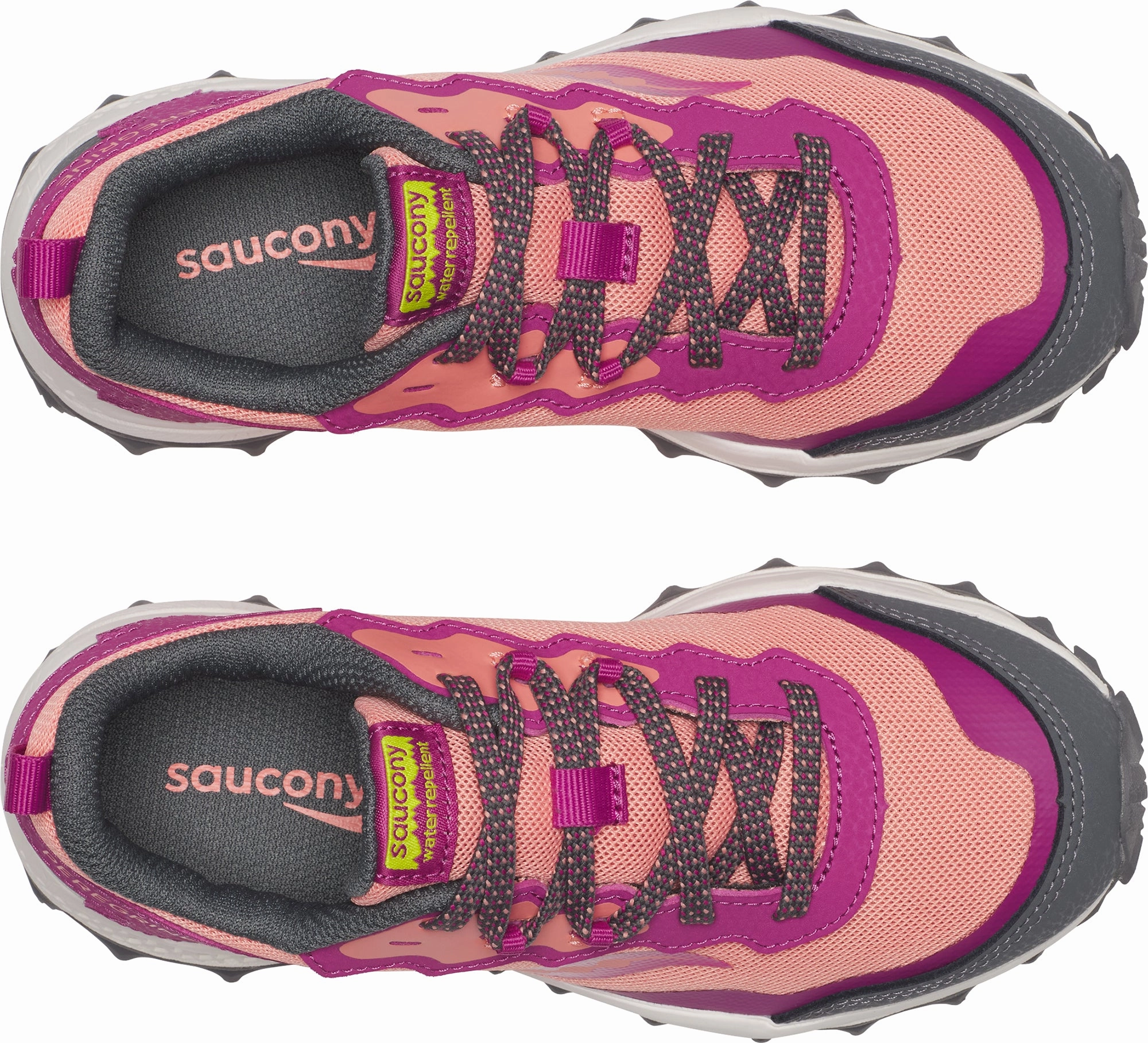 Shoes Saucony Saucony Peregrine KDZ Shield Junior Trail Running Shoes - Pink
