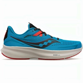 Shoes Saucony Saucony Ride 15 Mens Running Shoes - Blue