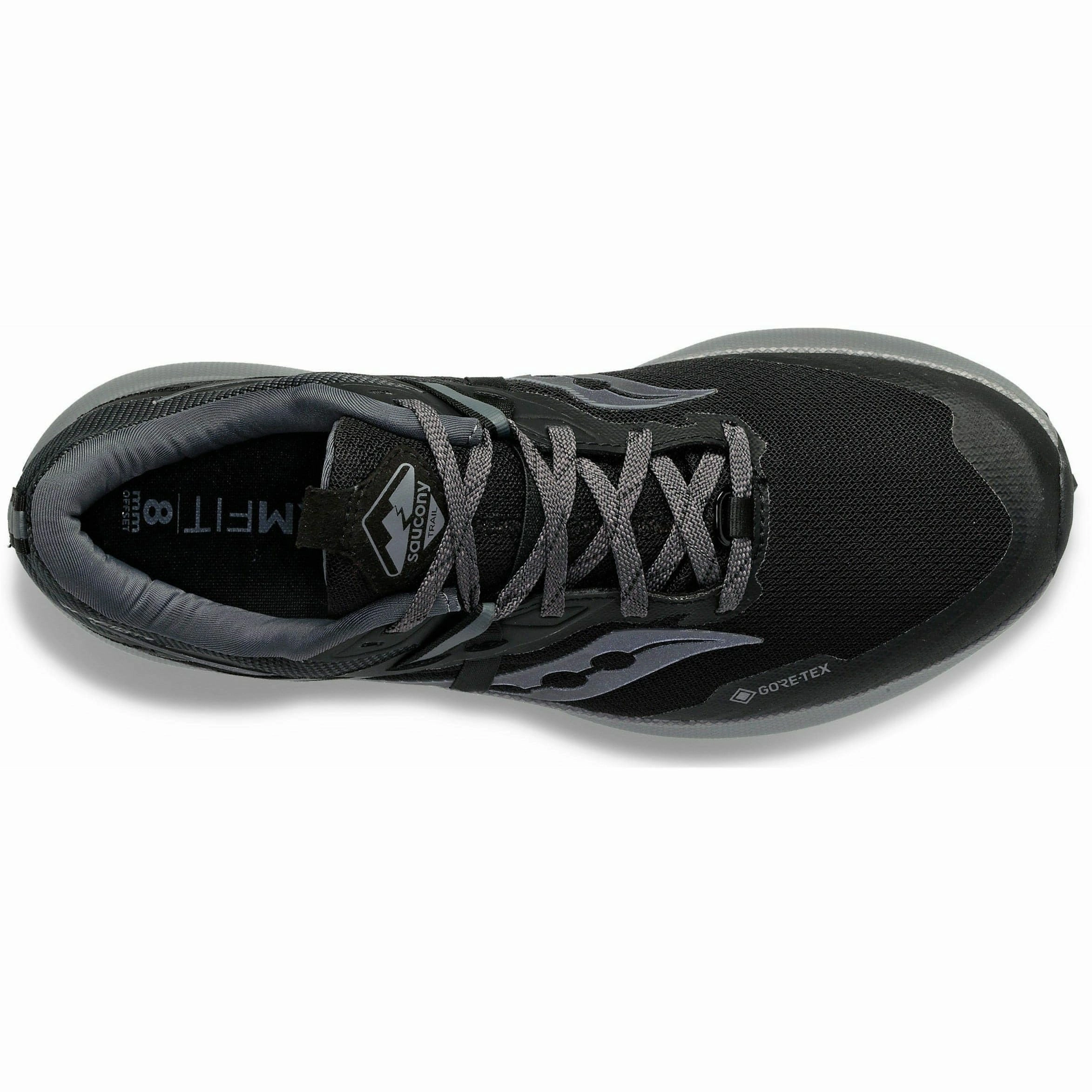 Shoes Saucony Saucony Ride 15 TR GORE-TEX Mens Trail Running Shoes - Black