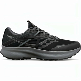 Shoes Saucony Saucony Ride 15 TR GORE-TEX Mens Trail Running Shoes - Black