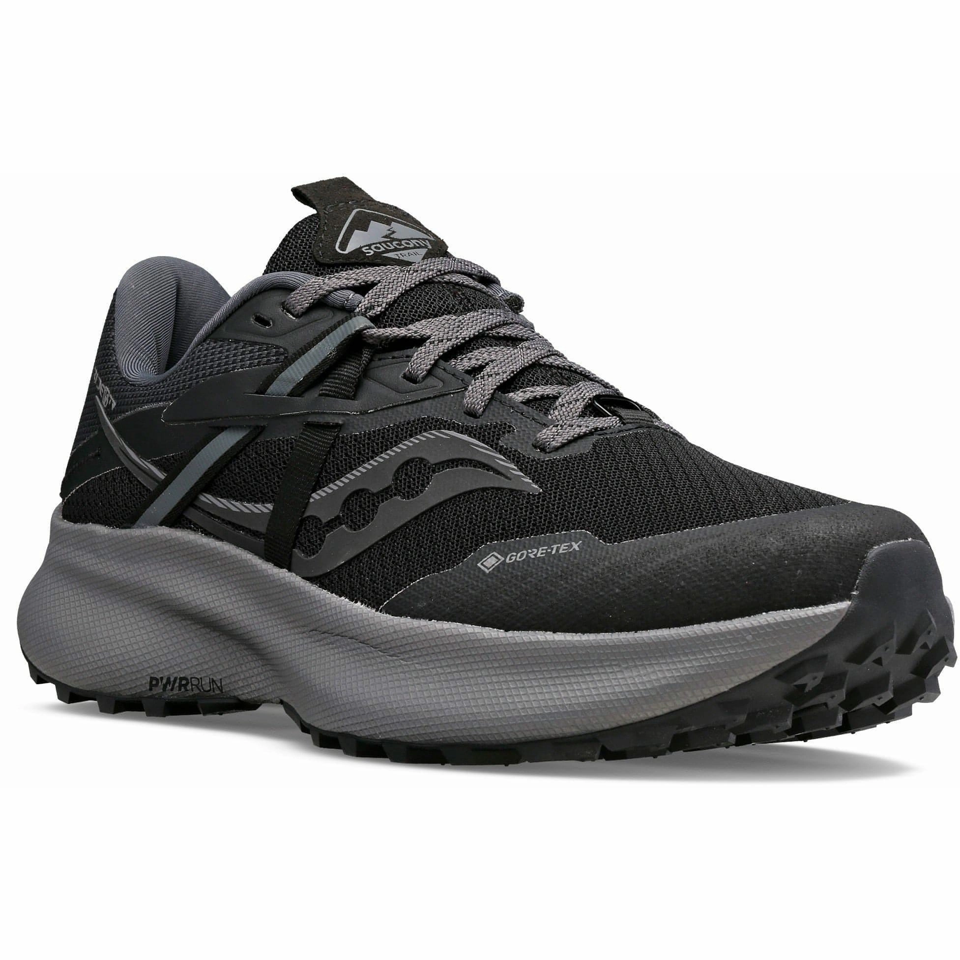 Shoes Saucony Saucony Ride 15 TR GORE-TEX Womens Trail Running Shoes - Black