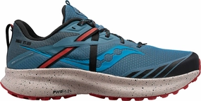 Shoes Saucony Saucony Ride 15 TR Mens Trail Running Shoes - Blue