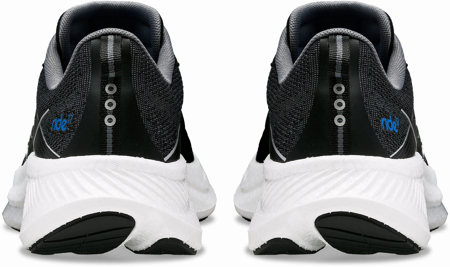 Shoes Saucony Saucony Ride 17 Mens Running Shoes - Black