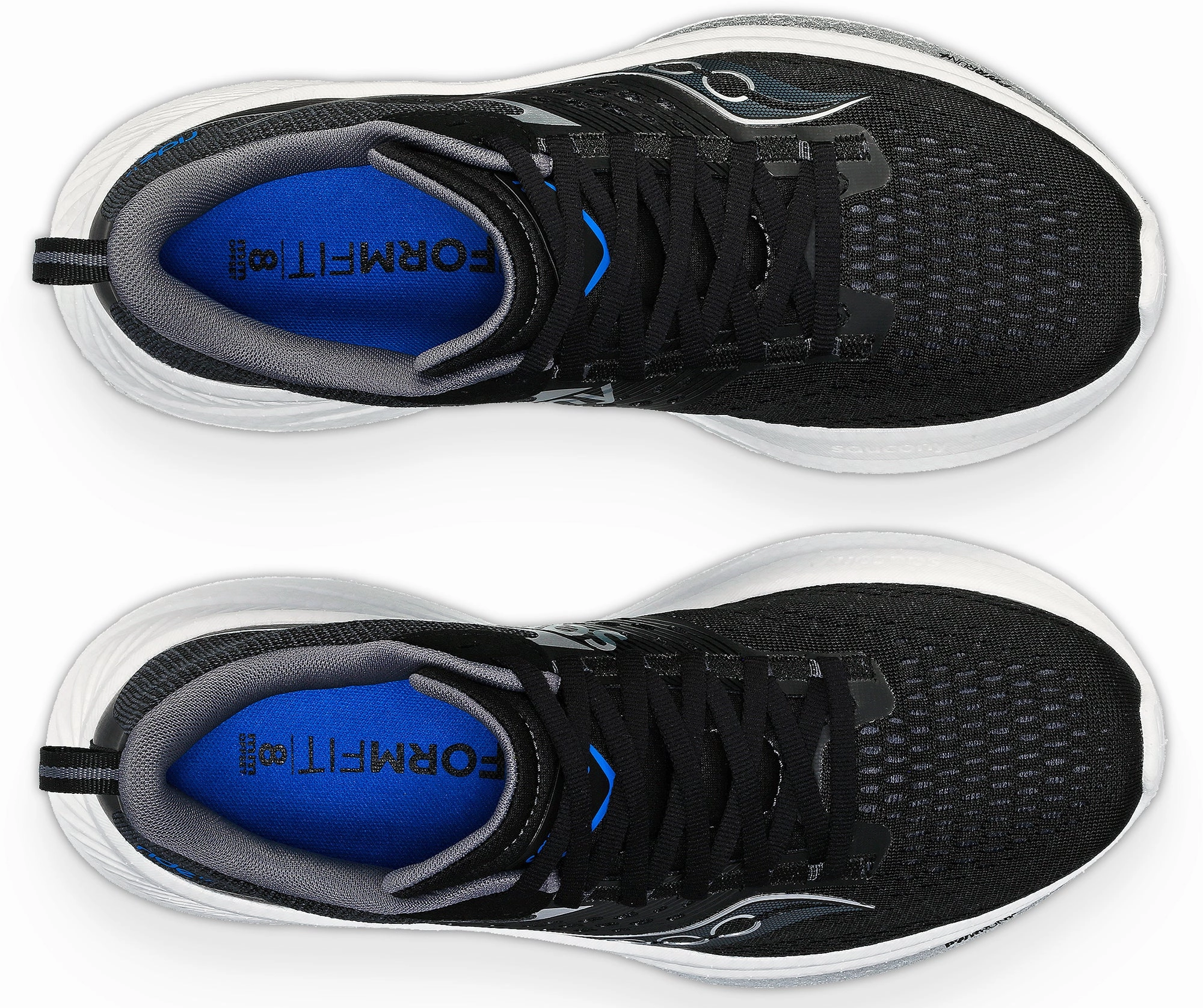 Shoes Saucony Saucony Ride 17 Mens Running Shoes - Black