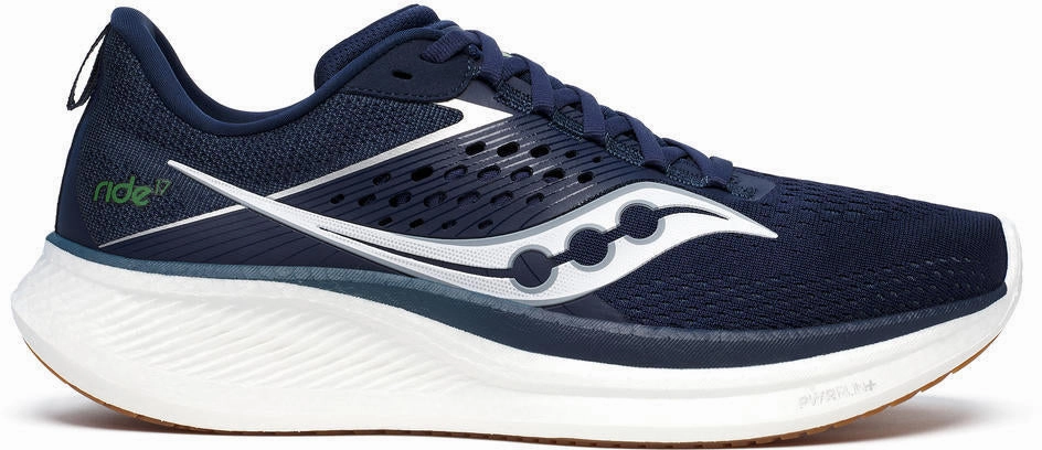 Shoes Saucony Saucony Ride 17 Mens Running Shoes - Navy