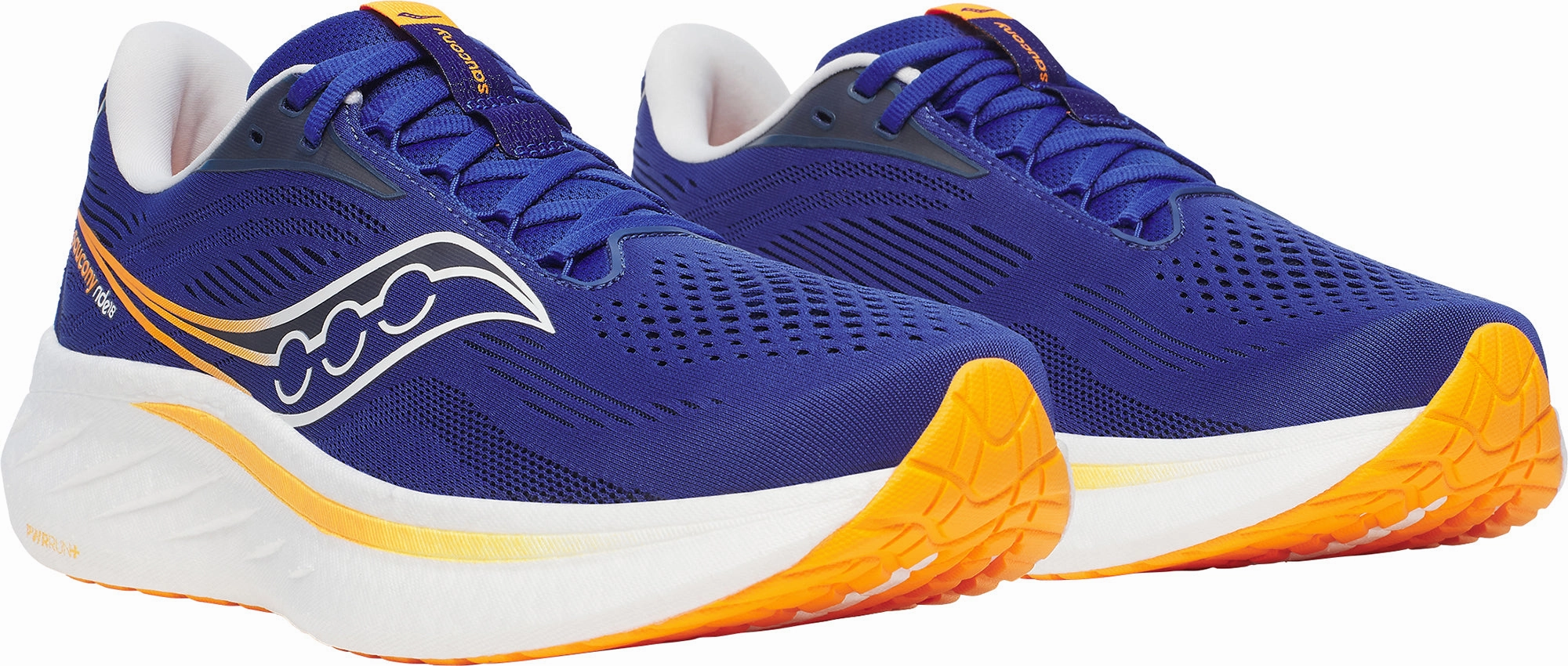 Shoes Saucony Saucony Ride 18 Mens Running Shoes - Blue