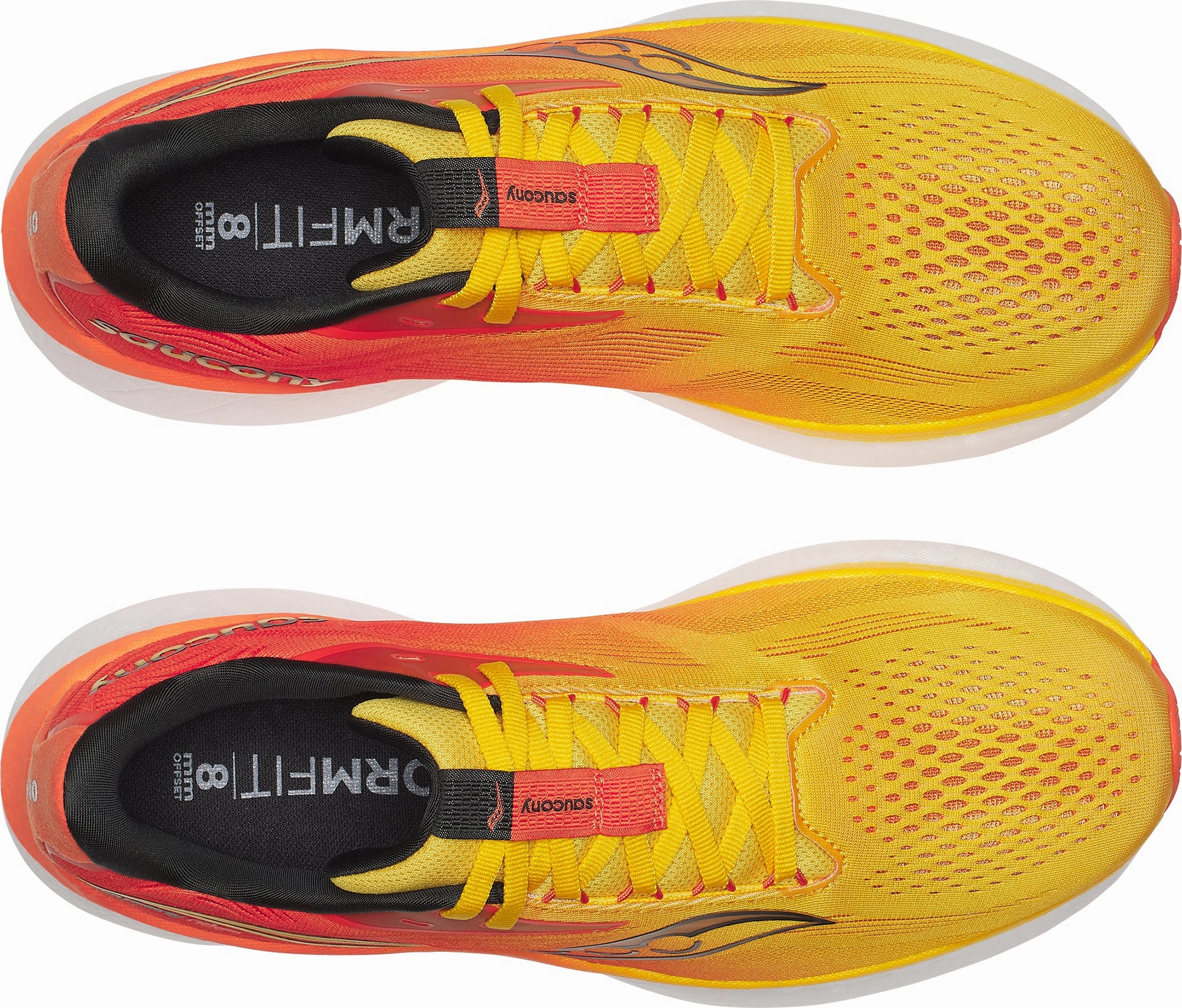 Shoes Saucony Saucony Ride 18 Mens Running Shoes - Yellow