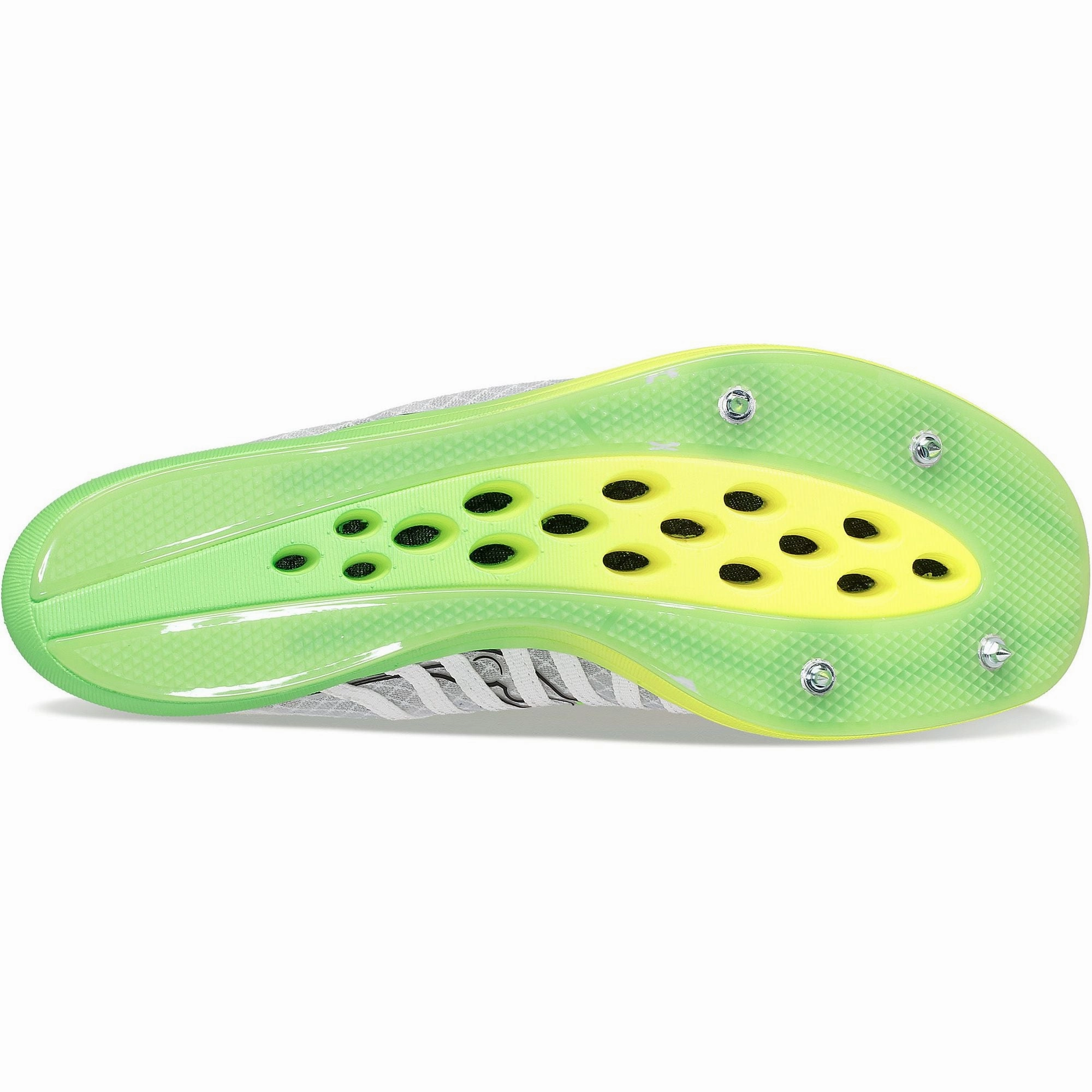 Shoes Saucony Saucony Terminal VT Mens Running Spikes - White