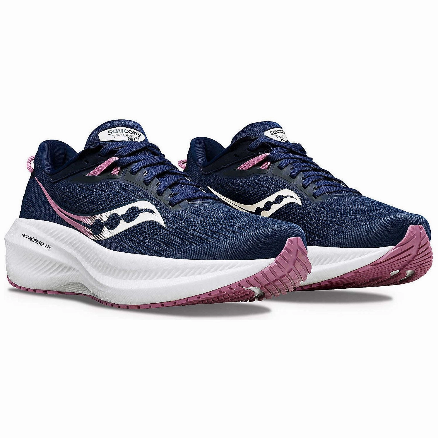 Shoes Saucony Saucony Triumph 21 Womens Running Shoes - Navy