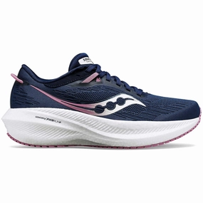 Shoes Saucony Saucony Triumph 21 Womens Running Shoes - Navy