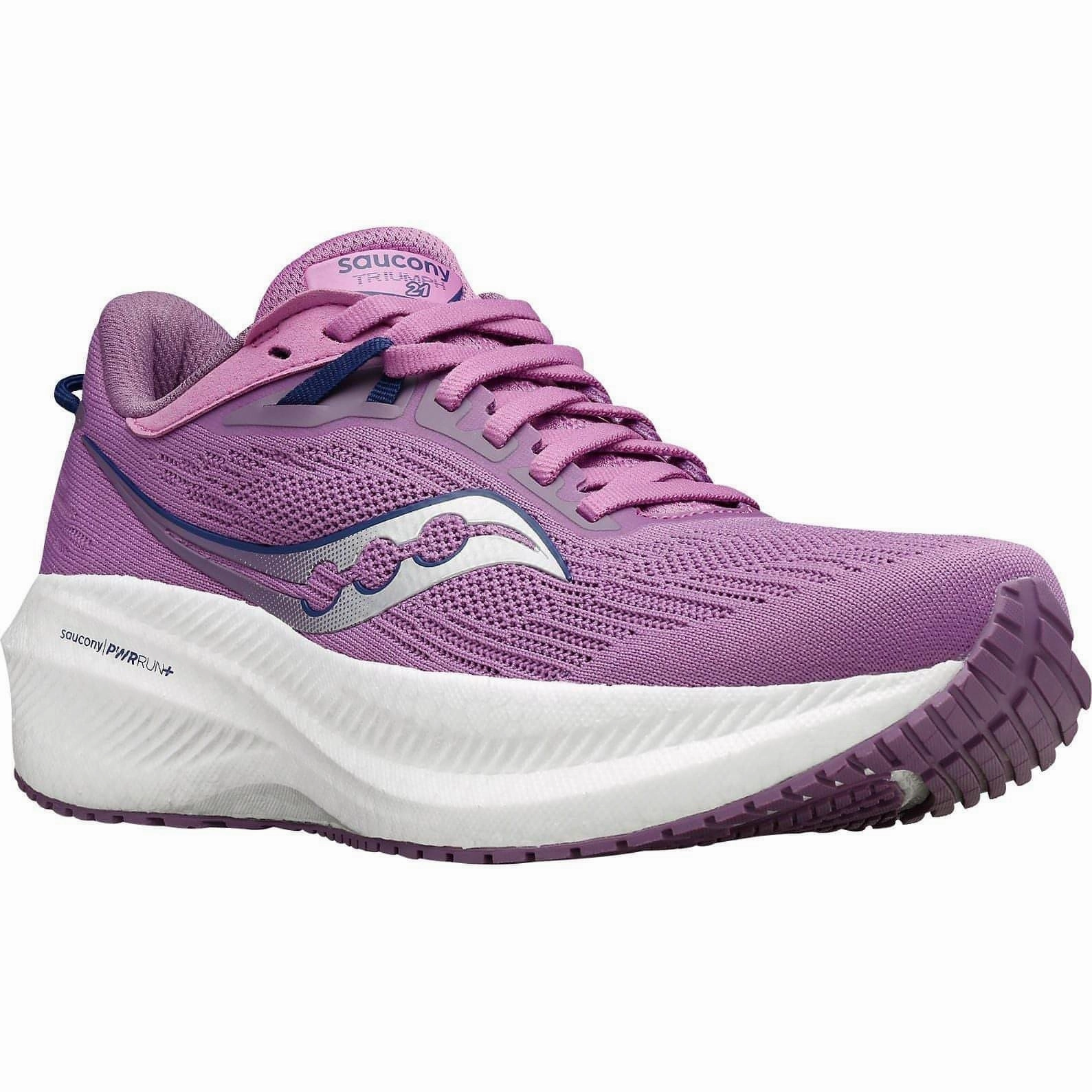 Shoes Saucony Saucony Triumph 21 Womens Running Shoes - Purple