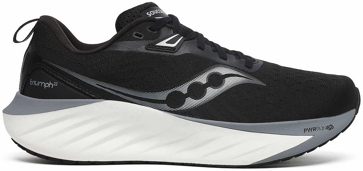 Shoes Saucony Saucony Triumph 22 Mens Running Shoes - Black
