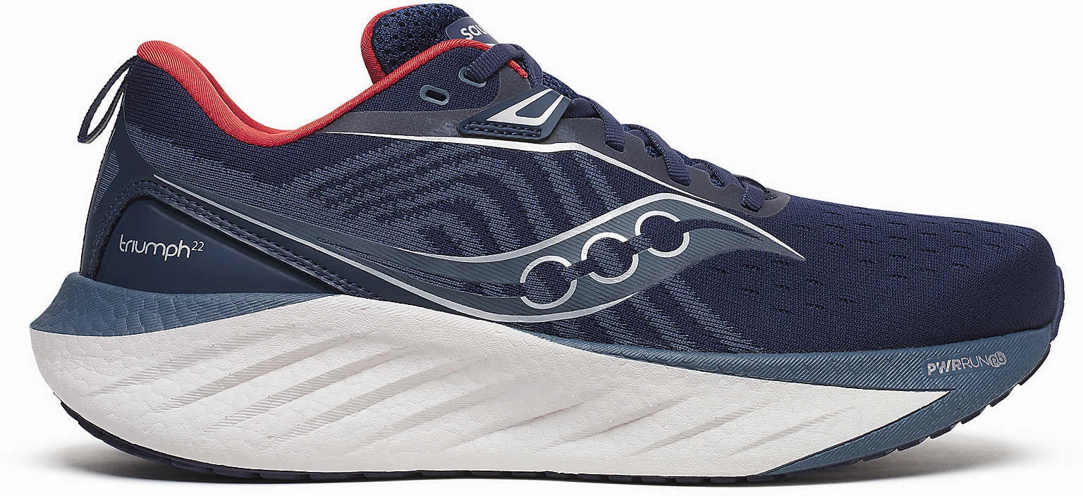 Shoes Saucony Saucony Triumph 22 Mens Running Shoes - Blue