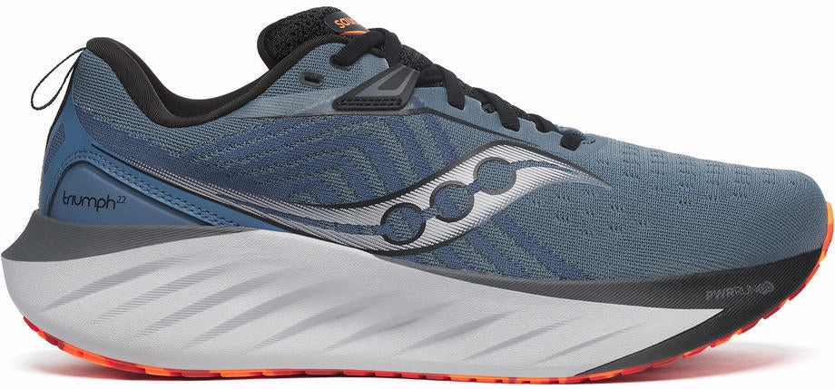 Shoes Saucony Saucony Triumph 22 Mens Running Shoes - Blue