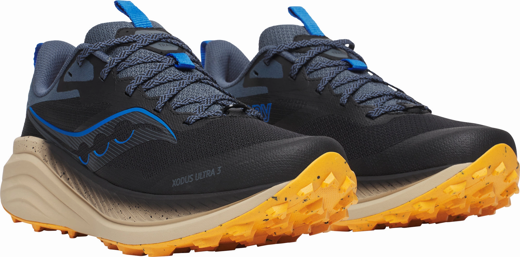 Shoes Saucony Saucony Xodus Ultra 3 Mens Trail Running Shoes - Black
