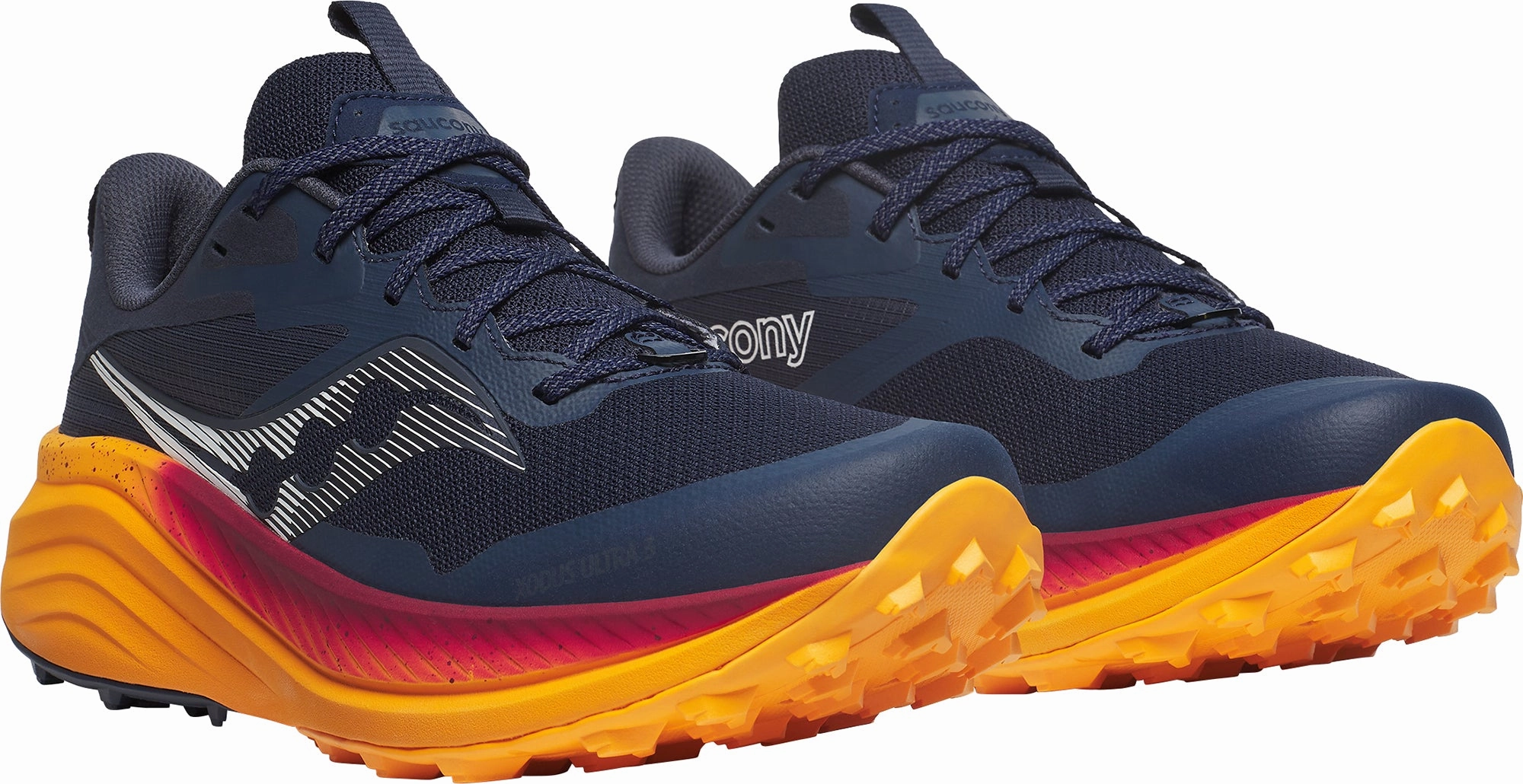 Shoes Saucony Saucony Xodus Ultra 3 Mens Trail Running Shoes - Navy