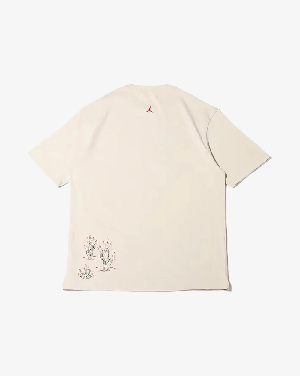 TRAVIS SCOTT X AIR JORDAN FLIGHT GRAPHIC CREAM TEE