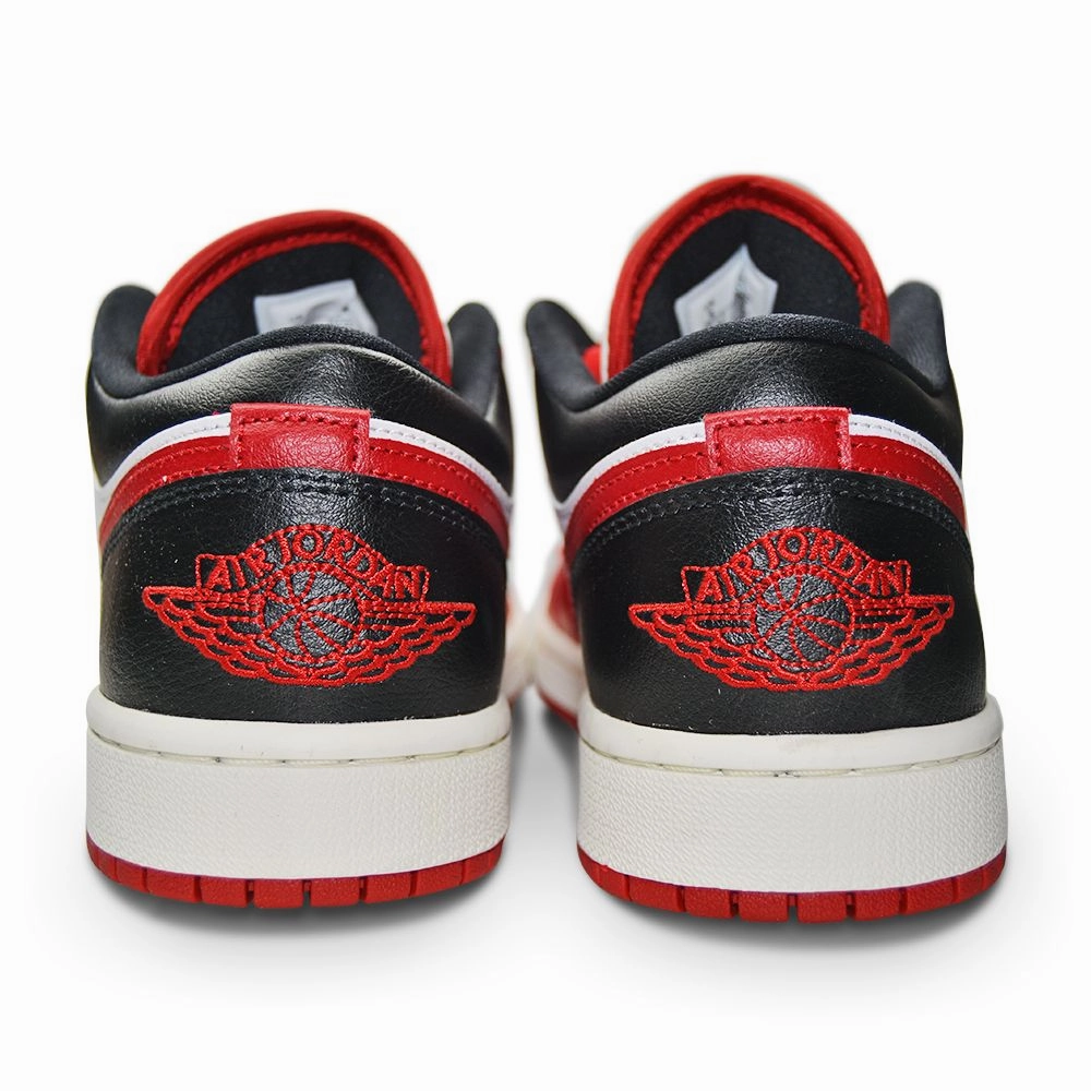 Women's Nike Air Jordan 1 Low - DC0774 160 - White Gym Red Black Sail