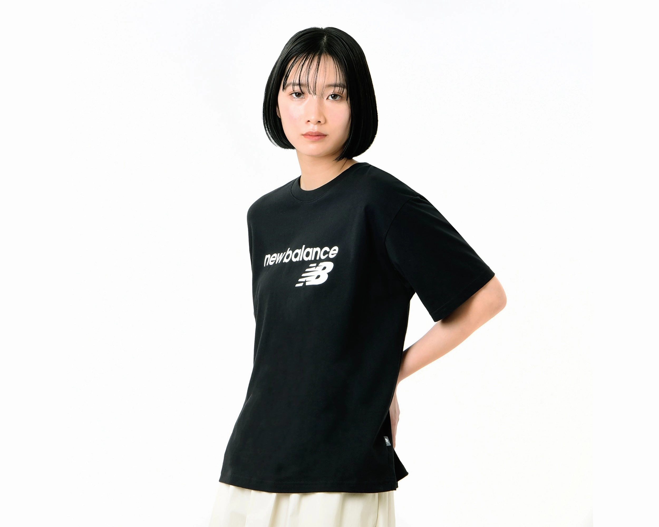 Womens NB Jersey Graph Relaxed Lifestyle T Shirt
