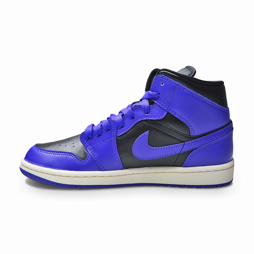 Womens Nike Air Jordan 1 Mid - BQ6472 051 - Black Dark Concord Sail