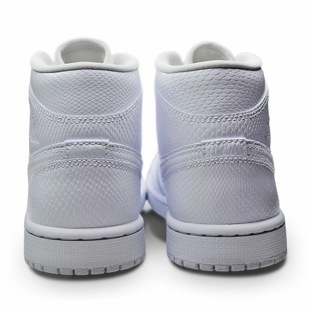 Womens Nike Air Jordan 1 Mid - BQ6472 110 - White White