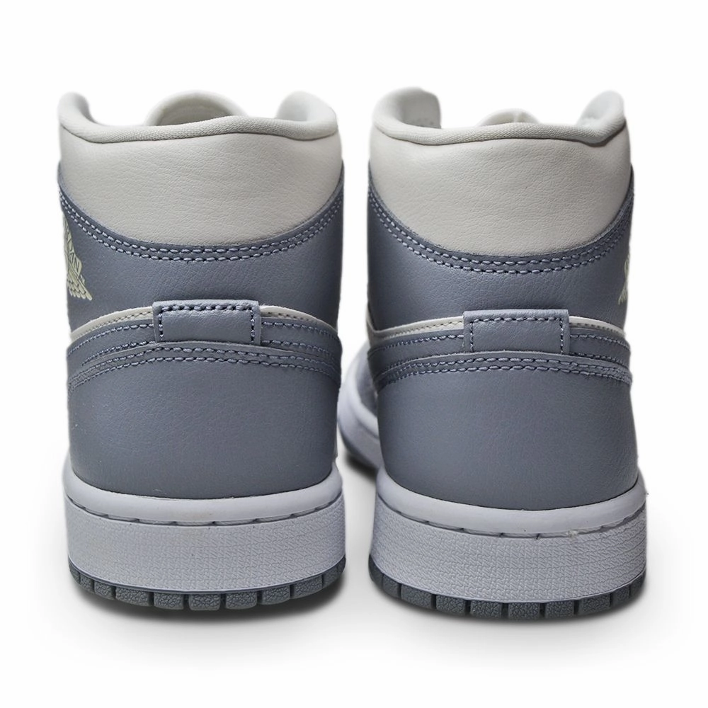 Womens Nike Air Jordan 1 Mid - BQ6472 115 - Sail Stealth White