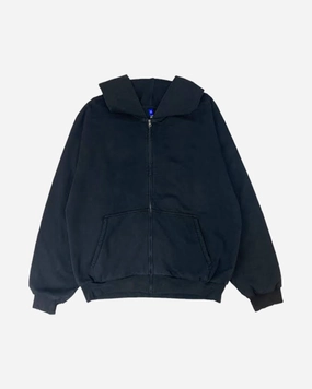 YEEZY X GAP ZIP UP HOODIE BLACK